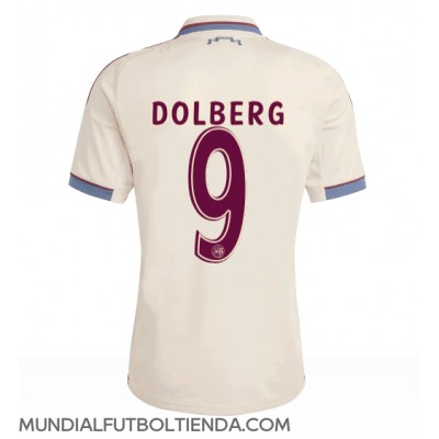 Camiseta Ajax Kasper Dolberg #9 Tercera Equipación Replica 2025-26 mangas cortas Camiseta Ajax Kasper Dolberg #9 Tercera Equipación Replica 2025-26 mangas cortas